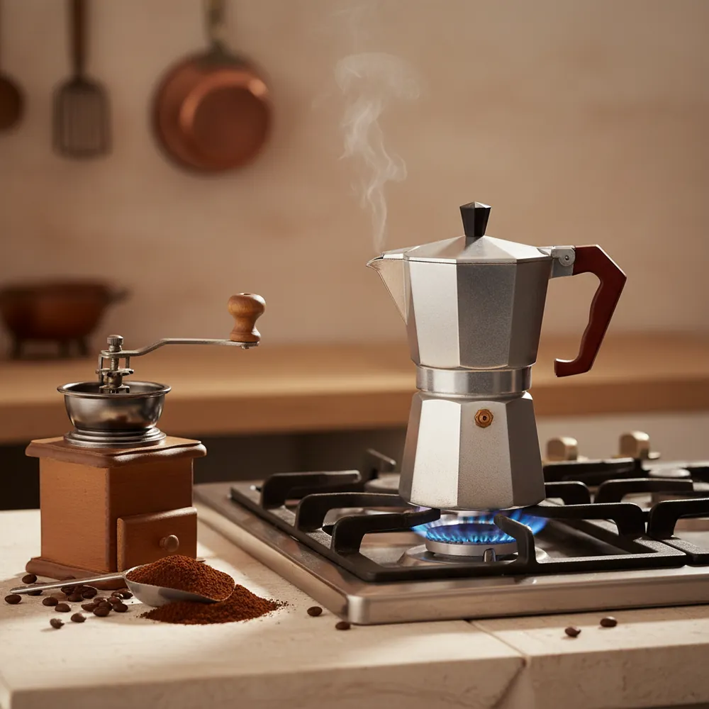 Comment utiliser une cafetière italienne